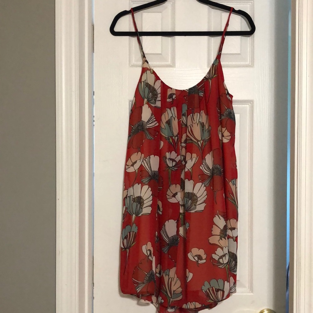 Floral mini dress